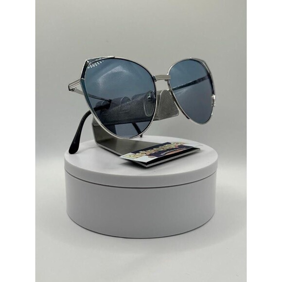 True Vintage Oversize Sunglasses | NOS | Blue/Grey Lens Oleg Cassini #552 main image 5